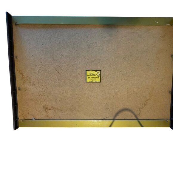 Vintage Electric Food Warmer Tray Hot Plate Fruit Border Design 17" x  11" x 1 1 - Picture 11 of 12